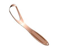 Raschietto della lingua, raschietto in metallo,Strumento orale Deep Cleaner - Raschietto a di ventola non slip portatile per detergente per l'alito