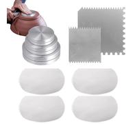 Raschietto Dentellato - Kit Utensili per Modellare Acciaio Inossidabile,Scultura Modellazione Taglierino Raschietto | Per Principianti Studenti Insegnanti Scuola Domestica Studio Progetti Artistici