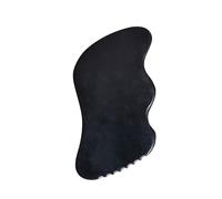 Raschietto Di Giada Naturale Sollevamento Del Viso Rughe Della Pelle Rimozione Dei Meridiani Massaggio Rilassa Lo Strumento Per La Cura Della Salute Del Collo Di Bellezza Nero,Nero