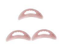 Raschietto for il collo rosa, massaggiatore for raschiare il viso in cera d'api, in resina naturale, for massaggiare il viso delle gambe for il sollievo dal collo. bastoncino da massaggio(3pcs)