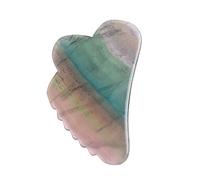 Raschietto Gua Sha Naturale, Guasha Di Giada, Massaggiatore Facciale Cura Della Pelle Di Bellezza, Strumento Di Massaggio SPA Per Il Sollevamento Del Viso Del Bordo Di Raschiatura,A Forma Di Farfalla