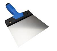 Raschietto in acciaio inox - larghezza Spatola con Impugnatura a 2 Componenti - Acciaio Inox - larghezza: 140 mm - Mod.K5