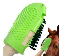 Raschietto in gomma Palmare a doppia faccia Spazzola per criniera di cavallo riutilizzabile Versatile Forniture per la pulizia per la casa Fattoria Indoor Outdoor Bestiame per la cura del cavallo