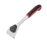 Raschietto in metallo duro Raschietto ergonomico professionale per pittura resistente con lama in acciaio al carbonio per rimuovere la colla per pittura murale Lavorazione del legno Manico in TPR