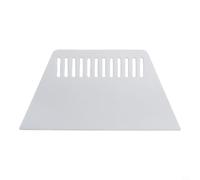 Raschietto in plastica riutilizzabile per avvolgere il vinile dell'auto, appiattimento e finitura, strumento di pulizia per stucco di pellicola auto, smalto, rimozione acqua neve (bianco)