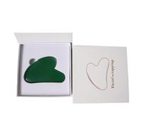 Raschietto in quarzo rosa giada guasha rullo per pietra, strumento per terapia della pressione del viso, collo, schiena e corpo (tipo d)