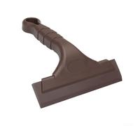Raschietto in silicone con manico in plastica per la pulizia dei vetri dell'auto e la rimozione della pellicola, progettato per l'uso su vetri automobilistici su vari tipi di veicoli (marrone)