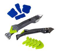 Raschietto in Silicone Strumento, 5 in 1 Strumento di Sigillante, Raschietto Silicone Professionale Strumento di Calafataggio per Tutte le Stanze da Cucina e Cornici Spatole per Silicone