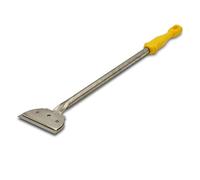 Raschietto inox cm. 11, h. 60 cm. speciale per griglie e piastre