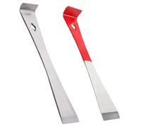 Raschietto Leva, 2 Pezzi Set di Raschietti Multiuso in Acciaio Inossidabile con Foro da Appendere, Estrattore Unghie per Raschiare, Tirare, Sollevare, Fare Leva