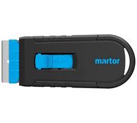 MARTOR Raschietto SCRAPEX CLEANY, con lame arrotondate, raschietto per etichette, sottile, per destrorsi e mancini, raschietto in vetroceramica, adesivo, plastica, lama intercambiabile, ergonomico