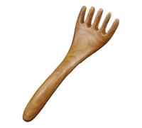 Raschietto multifunzionale per cuoio capelluto con cinque artigli, bastone resistente all'usura, scatto per le mani, massaggiatore stabile in legno, raschietto per il corpo ergonomico con impugnatura