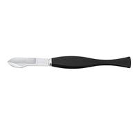 Raschietto nero, 17,5 cm Manico in plastica