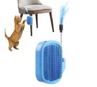 Raschietto per angoli per gatti, erba gatta, 13 x 9 cm, spazzola massaggiante, robusta protezione per mobili e strumento per la cura degli animali domestici, per conigli, cani, divano, uso interno
