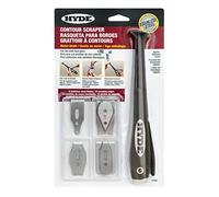 Raschietto per contorni con manico lungo in metallo, sicuro per pistola termica, con 6 lame in acciaio inox