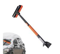 Raschietto per ghiaccio, raschietto per parabrezza auto, pala da neve in PP e metallo con tergivetro, 656 g, portatile, estensibile a 360 gradi, strumento per la rimozione della neve per auto, SUV