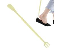 Raschietto per la schiena a mano - Raschietto per la schiena, portatile, leggero, inserto per stivali, corna a manico lungo unico, sollievo dal prurito per uomini, donne, ragazzi e ragazze