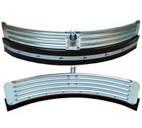 Raschietto per letame in gomma ovale - 76 cm lama semicircolare - Qualità 1A