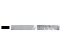Raschietto per maniglione da 1/4 con manico ergonomico, design robusto e acciaio inossidabile, ideale per la cura dei caschi equini.
