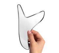 Raschietto per muscoli Gua Sha in acciaio inossidabile, strumento per raschiare miofasciali per fisioterapia, massaggiatore linfatico, strumento per massaggio dei tessuti molli