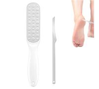 Raschietto per pedicure, raschietto per calli - Rimozione della pelle morta per piedi 2 pezzi,Strumento per la rimozione del callo del piede, esfoliante per i piedi, cura dei piedi, strumenti per pedi