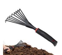 Raschietto per scarificatore, strumento da giardino, rastrello a mano in metallo, per distribuire pacciamatura, giardinaggio e allentare il terreno