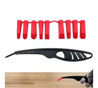 Raschietto per Silicone - 9 in 1 Spatola Portatile per Sigillante e per Stucco,Strumento Per Rimuovere Fughe | Per Finestre In Vetro Doccia Cucina Bagno E Legno