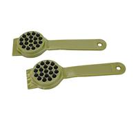 Raschietto per squame di pesce, confezione da 2, strumento resistente per squamare la pelle di pesce, con impugnatura ergonomica, per rimuovere rapidamente le squame di pesce, per