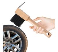 Raschietto per zoccoli con - Strumento con manico in legno | Combinazione di raschietti e spenti | Attrezzo per la cura durevole per porte, capre, maiali e | Indispensabile per la timidezza