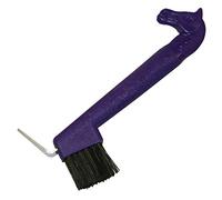 Raschietto per zoccoli con testa di cavallo viola