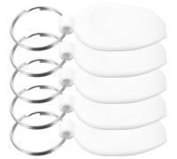 Raschietto Portatile Bianco 5 Pezzi in Plastica | Strumento Multiuso Anello, per Tessere, Etichette e Superfici Delicate, Facile da Trasportare Colore Casuale