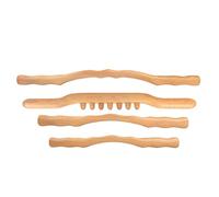Raschietto | Strumenti per rullo in legno Indietro | Massaggio Scraping Stick Schiena Gamba Massaggiatore Corpo Spa Tool Point Sha Relax
