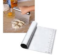 Raschietto Taglia Impasto Professionale tutto Acciaio Inox 15x12 cm Spatola Pizza Taglia Impasti Tarocco Cucina Accessori per Staglio Pizza Raschia Pasta