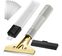 Raschietto Vetroceramica Con 10 Lame in Acciaio Al Carbonio, Detergente per Vetr