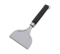 Raschietto per griglie Weber (6781), in acciaio inox, rimuove efficacemente grasso e sporco, ideale per la pulizia di griglie, manico ergonomico antiscivolo, lavabile in lavastoviglie - Argento (6781)