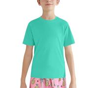 Rashguard T-shirt da nuoto per ragazze 50 anni e adolescenti sportivi a maniche corte, maglietta da pesca, surf, acqua, spiaggia, corsa, allenamento, palestra, a maniche lunghe attive da uomo di