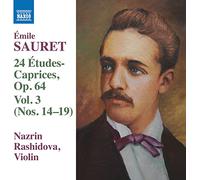 Emile Sauret Émile Sauret: 24 Études Caprices, Op. 64: Nos. 14-19 - Volume (CD)
