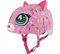 Raskullz Fit System-Casco per Bambini Pink-Unisize 48-52 cm, Gioventù Unisex, Astro Cat Rosa