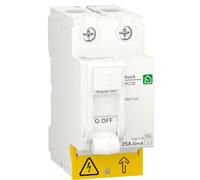 Rasmacor | Differenziale R9R71225 | Interruttore differenziale superimmunizzato 2P 25A 30MA -F-SI | Resi 9 - RCCB | 230V - Type F SI - 50/60Hz | 81x36x73mm
