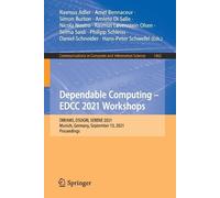 Rasmus Adler Dependable Computing - EDCC 2021 Workshops (Tascabile)