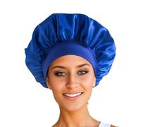 Raso di seta Cofani Per Le Donne Tappi Di Sonno Elastici Bande Larghe Tappi Avvolgere I Capelli Per Capelli Ricci Cuffie Doccia Per Rasi Tappi Del