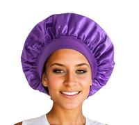 Raso di seta Cofani Per Le Donne Tappi Di Sonno Elastici Bande Larghe Tappi Avvolgere I Capelli Per Capelli Ricci Cuffie Doccia Per Rasi Tappi Del