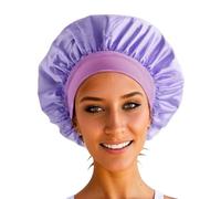 Raso di seta Cofani Per Le Donne Tappi Di Sonno Elastici Bande Larghe Tappi Avvolgere I Capelli Per Capelli Ricci Cuffie Doccia Per Rasi Tappi Del