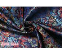 Raso Fiore Tessuto Vintage Cinese Damasco Broccato Fai Borsa Indumento Craft