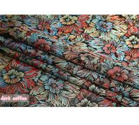 Raso Fiore Tessuto Vintage Cinese Damasco Broccato Fai Borsa Indumento Craft