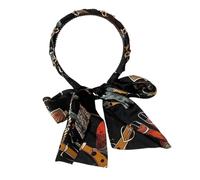 Raso tessuto per capelli band, anti-slip Cross Knotted Fabric Headband, Adjustable Bow, Retro, Fashionable, Suitable For Daily Walking and Sports Wear,Fashion Ponytail Holder Sweet Hair Accessories