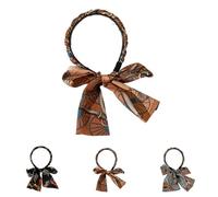 Raso tessuto per capelli Bands, Anti-Slip Cross Knotted Fabric Headband, Adjustable Bow, Retro, Fashionable, Suitable For Daily Walking and Sports Wear