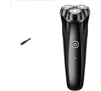 Rasoi da barba, Rasoio elettrico for uomo, ricaricabile, senza fili, rotante, tagliacapelli a scomparsa, macchina for la rasatura del viso