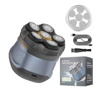 Rasoi per la testa per uomini calvi Rasoio elettrico Viso Ricaricabile Cordless Display a LED Impermeabile Wet/Dry Trimmer Rasoio Barba Veloce