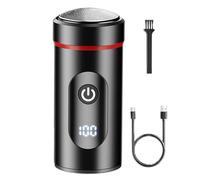 Rasoi ricaricabili da uomo, rasoio elettrico da uomo - Macchine da barba portatili da uomo | Rasoio wireless a ricarica rapida, porta di tipo C, tosaerba umido e asciutto per i viaggi